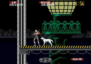 une photo d'Ã©cran de Shadow Dancer - The Secret of Shinobi sur Sega Megadrive